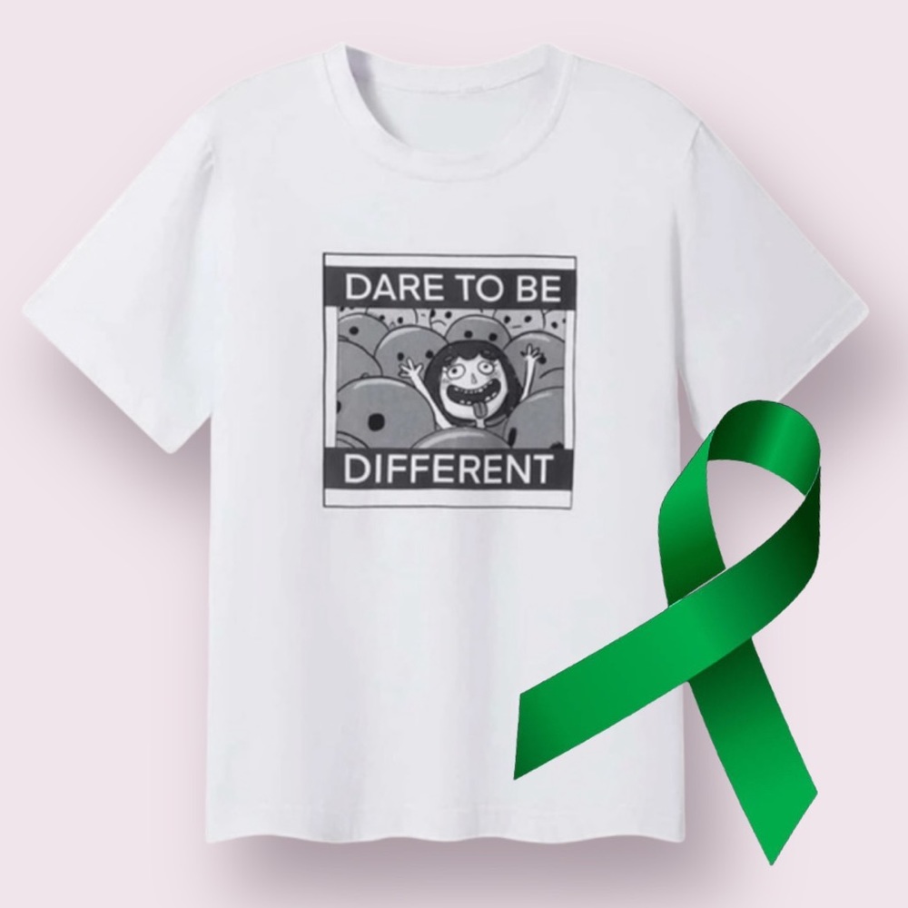 Jules x Mental Health “date to be different” graphic oversized tee